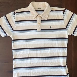 Men's size S striped polo shirt